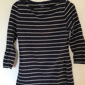 Navy stripped boat shirt
